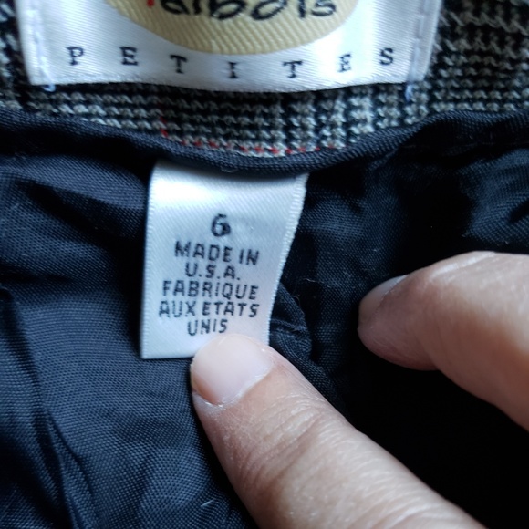 EUC Talbots Petite Patterned Pants, Size 6P - Picture 6 of 7